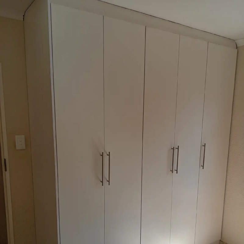 White melamine wall wardrobe 